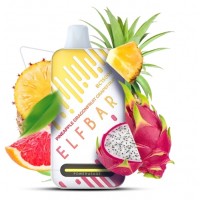 Одноразовая Pod система Elf Bar BC15000 Dragon fruit grapefruit pineapple