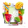 Одноразовая Pod система Elf Bar BC18000 Peach mango watermelon