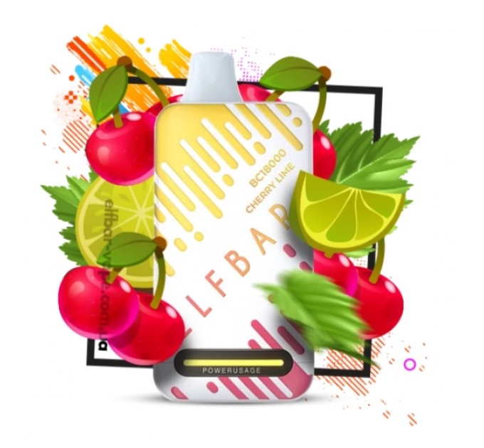 Одноразовая Pod система Elf Bar BC18000 Cherry lime