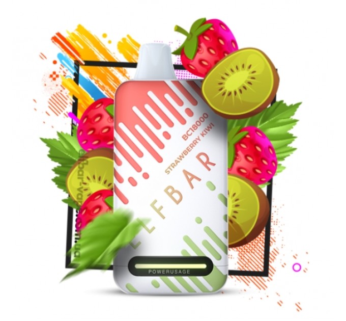 Одноразовая Pod система Elf Bar BC18000 Strawberry kiwi