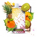 Одноразовая Pod система Elf Bar BC18000 Kiwi pineapple peach