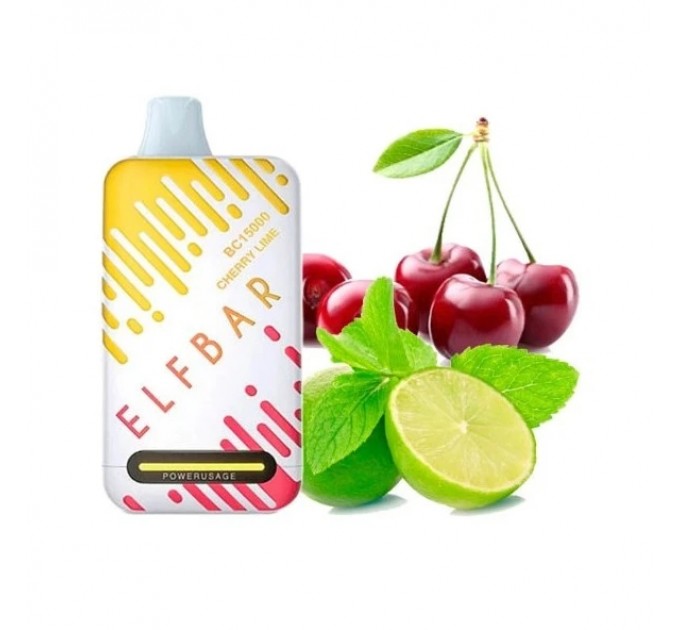 Одноразовая Pod система Elf Bar BC15000 Cherry lime