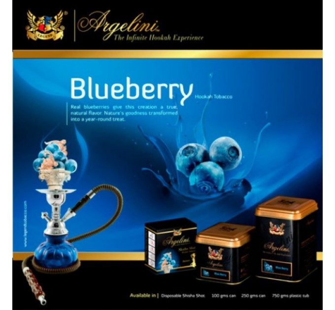 Табак Argelini Bluberry (Черника) 50 грамм на развес