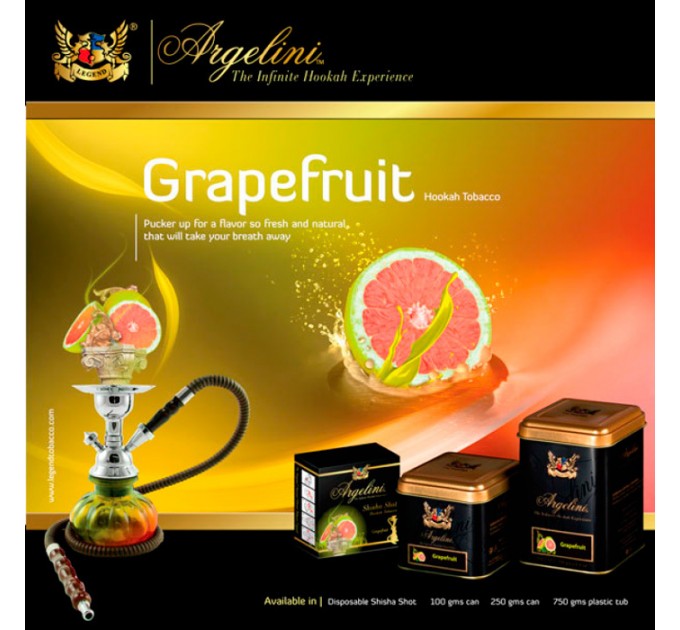 Тютюн Argelini Grapefruit (Грейпфрут) 50 грам на вагу