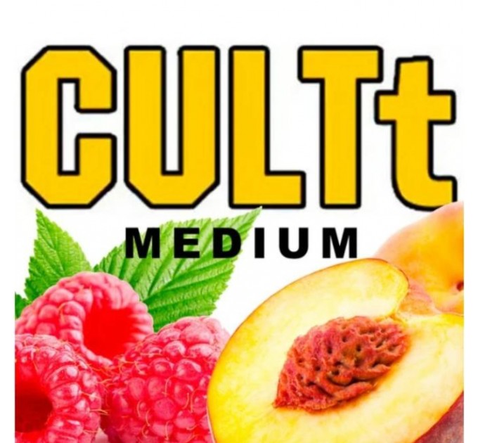 Тютюн CULTt Medium M101 Raspberry Peach (Малина Персик) 100 грам
