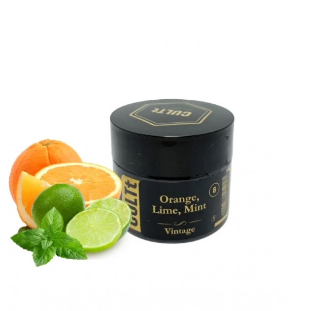 Табак CULTt Vintage V08 Caprio (Апельсин Лайм Мята) 60 грамм