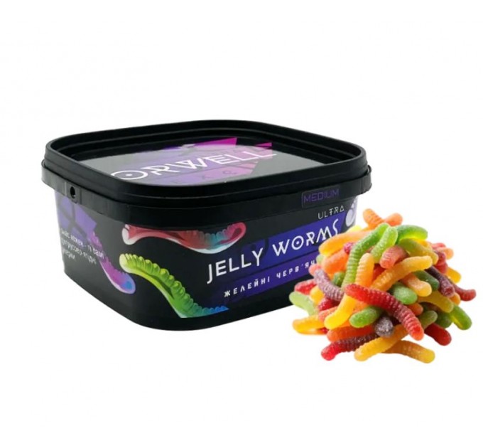 Тютюн Orwell Medium Jelly Worms (Желейні Черв'ячки) 200 грам