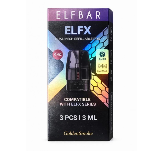 Картридж Elf Bar ELFX Dual Mesh 0.6 Ом 3 мл