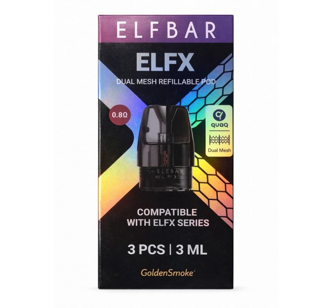 Картридж Elf Bar ELFX Dual Mesh 0.8 Ом 3 мл