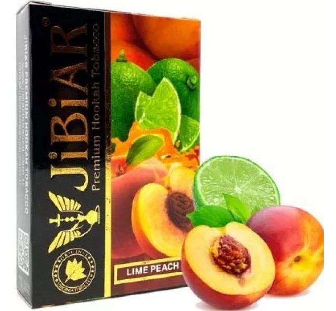 Табак Jibiar Lime Peach (Лайм Персик) 50 грамм