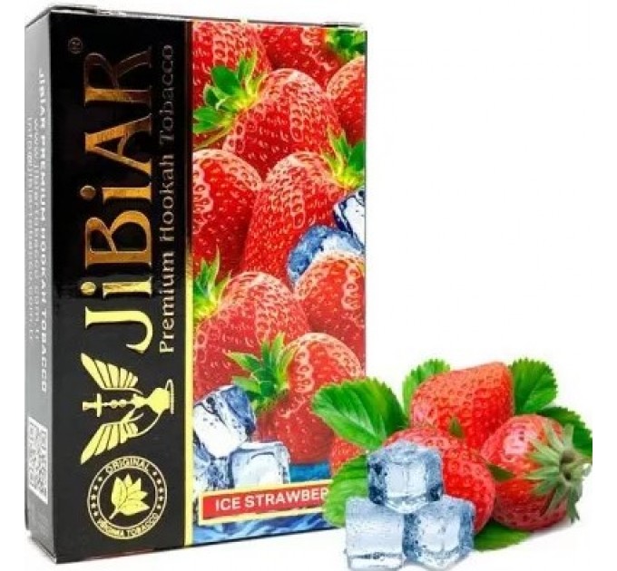 Табак Jibiar Ice Strawberry (Клубника Лед) 50 грамм
