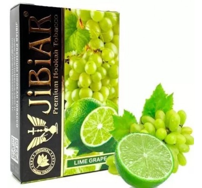 Тютюн Jibiar Lime Grape (Лайм Виноград) 50 грам