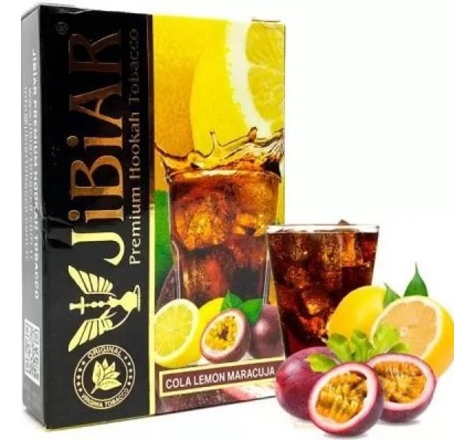 Табак Jibiar Cola Lemon Maracuja (Кола Лимон Маракуйя) 50 грамм