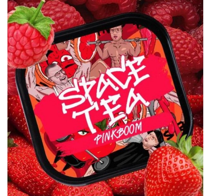 Чайная смесь Space Tea Pink Boom (Грейпфрут Клубника Малина) 40 грамм