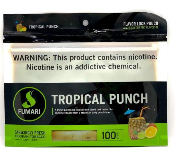 Табак Fumari Tropical Punch (Тропический пунш), 100 грамм