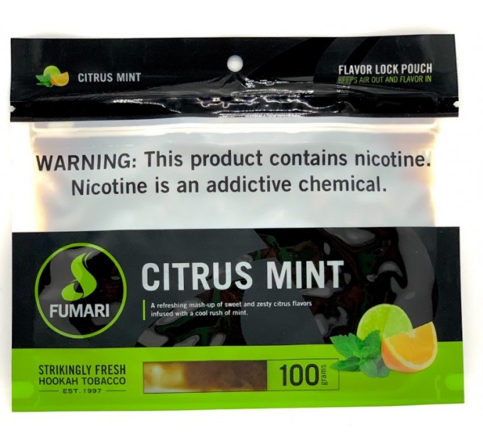 Табак Fumari Citrus Mint (Цитрус с мятой), 100 грамм 