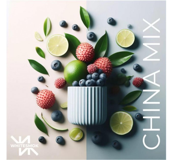 Табак White Smok China Mix (Лайм, Личи, Голубика) 50 грамм