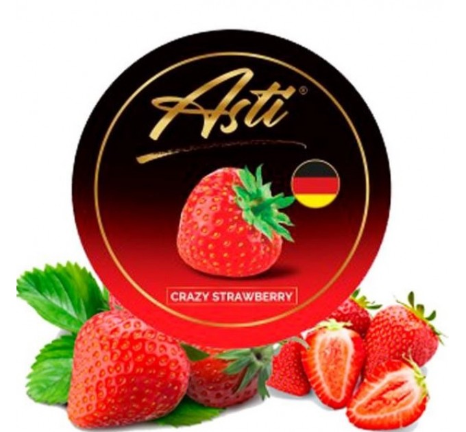 Тютюн Asti Crazy Strawberry (Божевільна Полуниця) 100 грам