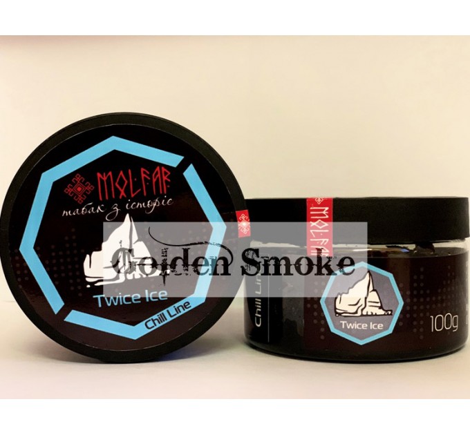 Табак Molfar Chill Line Twice Ice (Лед) 100 грамм