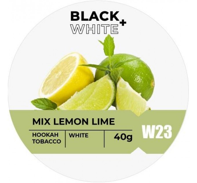 Табак Black & White W23 Mix Lemon Lime (Лимон Лайм) 40 грамм