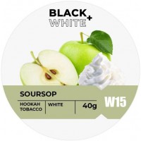 Табак Black & White W15 Soursop (Яблоко Сливки) 40 грамм