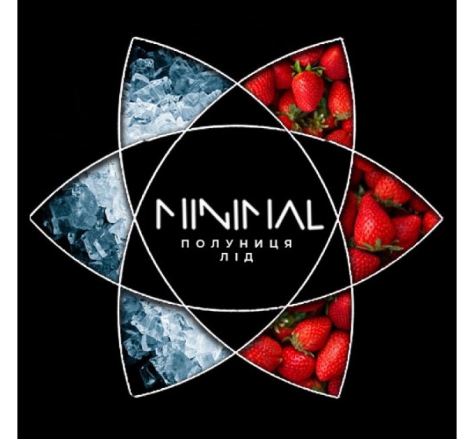 Табак Minimal Ice Strawberry (Лед Клубника) 50 грамм