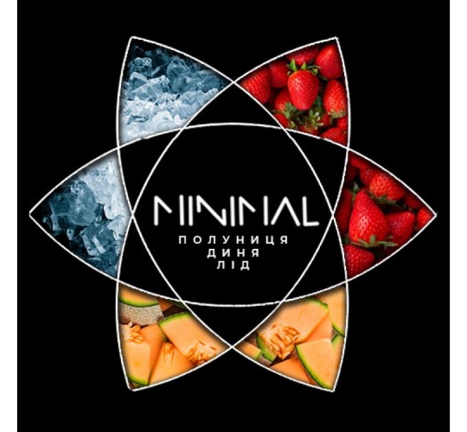 Табак Minimal Ice Strawberry Melon (Лед Клубника Дыня) 50 грамм