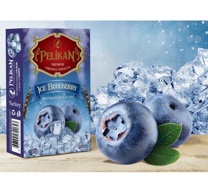 Тютюн Pelikan Ice Blueberry (Крижана Чорниця) 50 грам