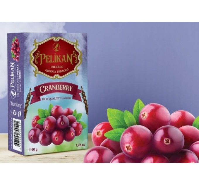Тютюн Pelikan Cranberry (Журавлина) 50 грам