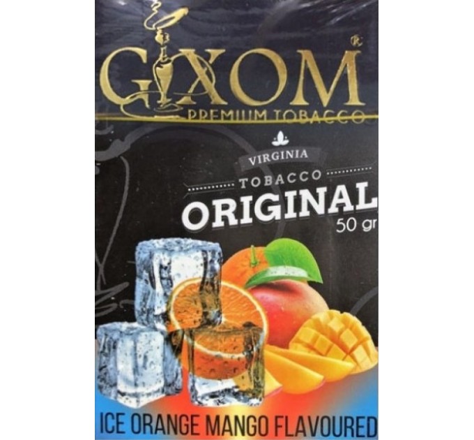 Тютюн Gixom Ice Orange Mango (Крижаний Апельсин Манго) 50 грам