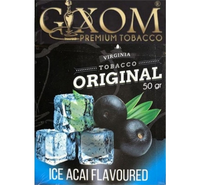 Тютюн Gixom Ice Acai (Крижані Асаї) 50 грам