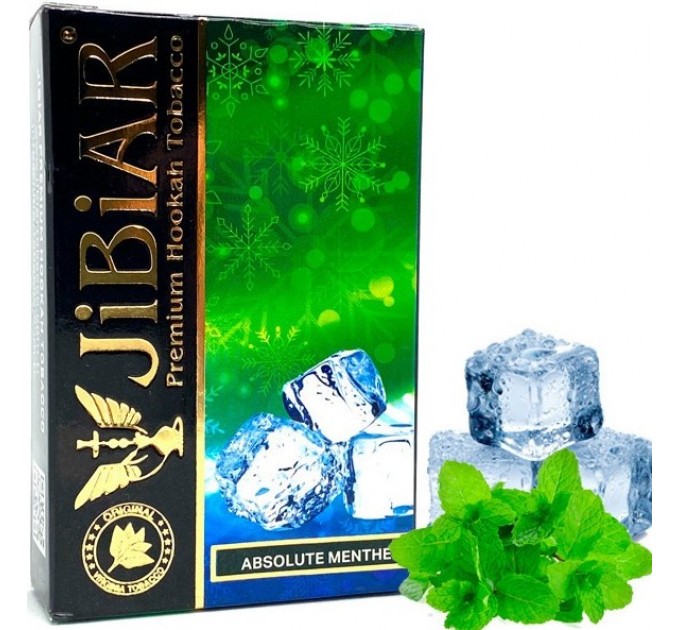 Табак Jibiar Absolute Menthe (Мята Лед) 50 грамм