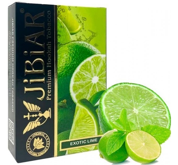 Табак Jibiar Exotic Lime (Экзотик Лайм) 50 грамм