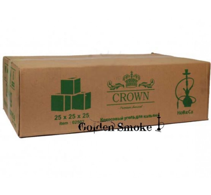 Вугілля для кальяну Crown horeca 20kg