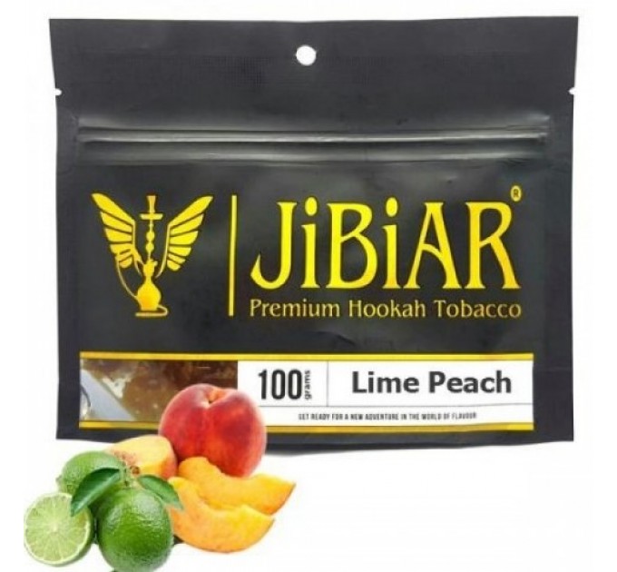 Тютюн Jibiar Lime Peach (Персик Лайм) 100 грам