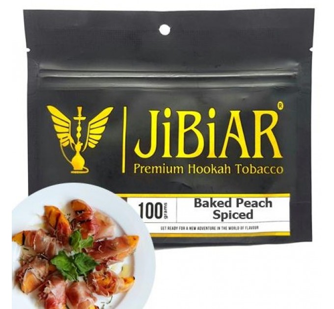 Табак Jibiar Baked Peach Spiced (Персик Гриль) 100 грамм