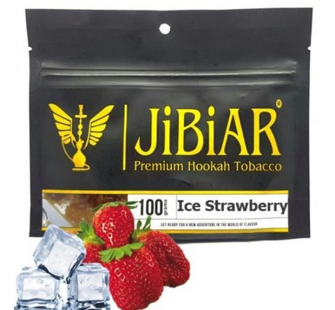 Табак Jibiar Ice Strawberry (Клубника Лед) 100 грамм
