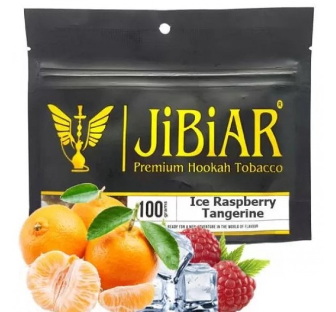 Тютюн Jibiar Ice Raspberry Tangerine (Малина Мандарин Лід) 100 грам