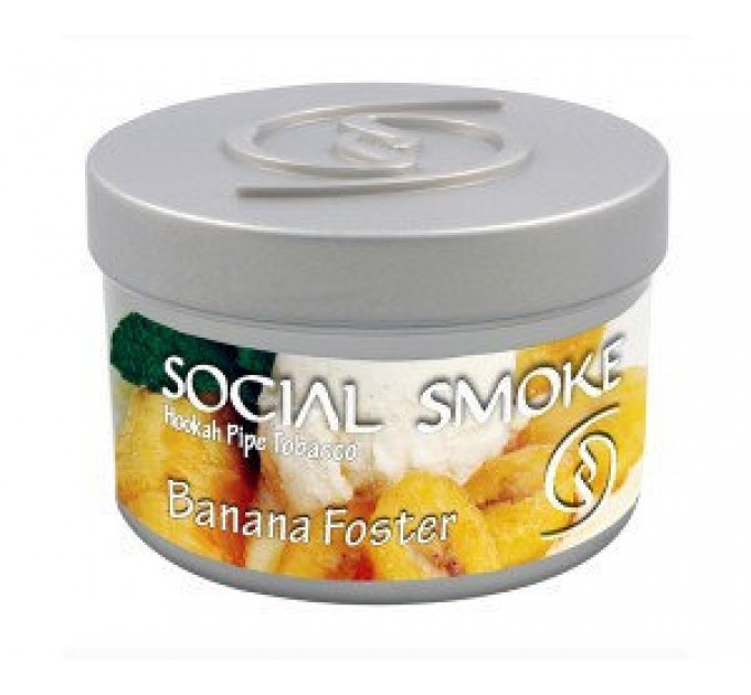 Табак Social Smoke Banana Foster 100 грамм