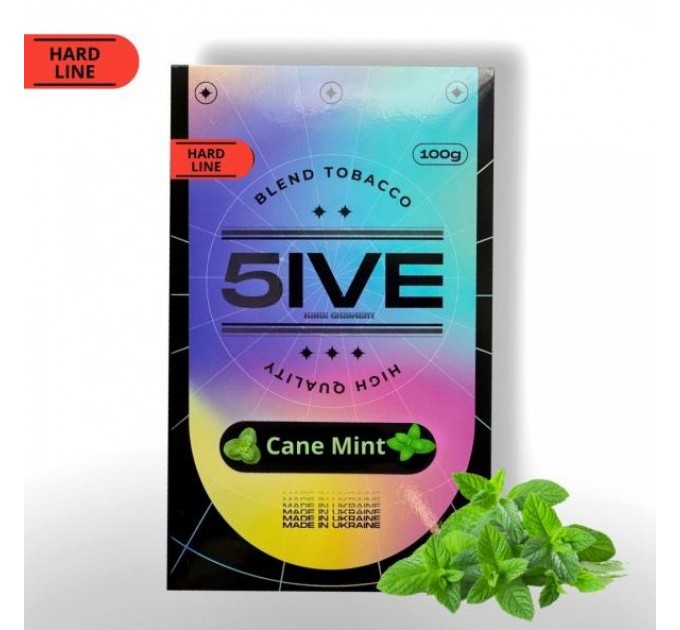 Табак 5IVE Hard Cane Mint (Сладкая Мята) 100 грамм