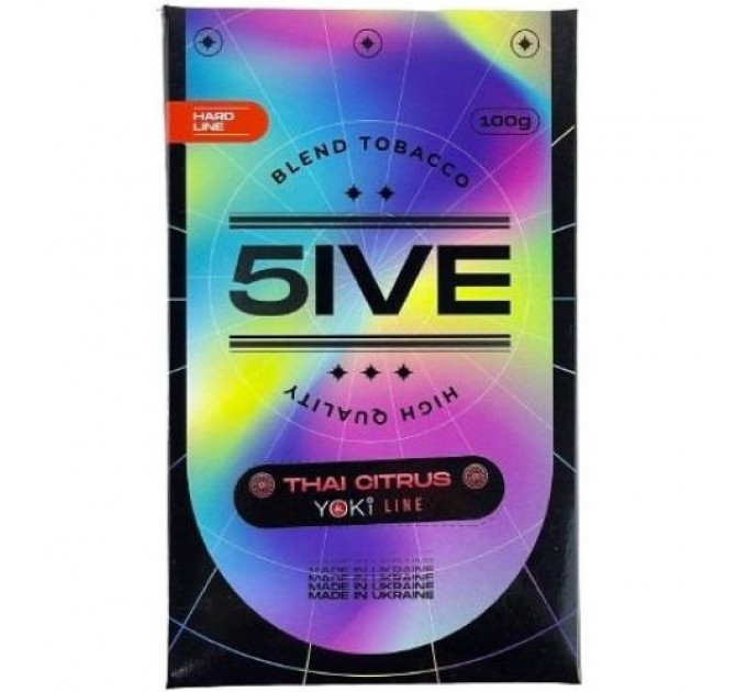Табак 5IVE Hard Thai Citrus (Кислый Цитрус) 100 грамм