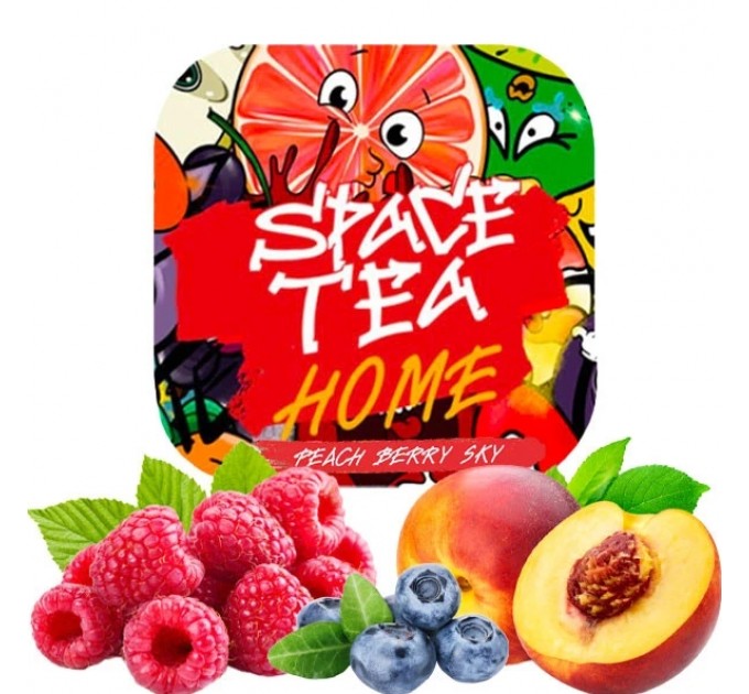 Чайная смесь Space Tea Home Peach Berry Sky (Персик Ягода Скай) 40 грамм