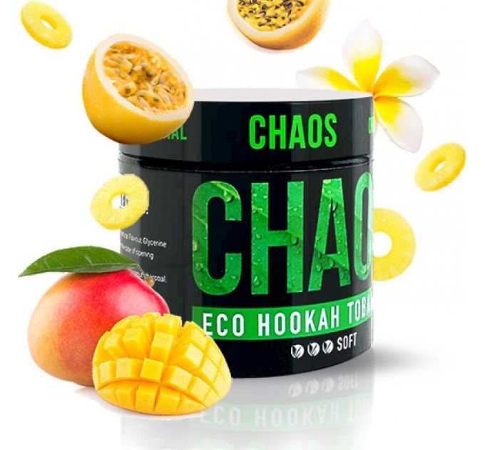 Табак Chaos WTF (Манго Маракуйя Ананас Ваниль) 100 грамм