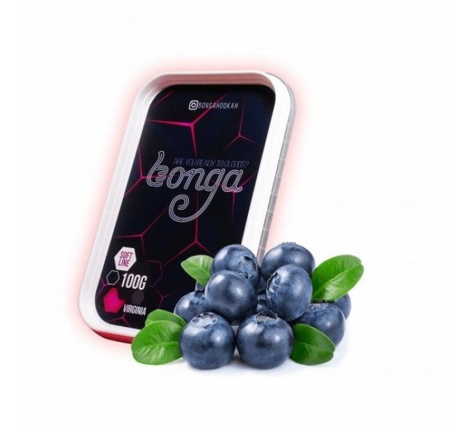 Табак Bonga Soft Line Blueberries (Черника Ежевика) 100 грамм