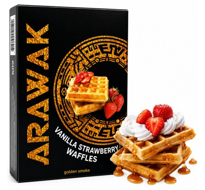 Табак Arawak Light Vanilla Strawberry Waffles (Ванильные клубничные вафли) 40 грамм