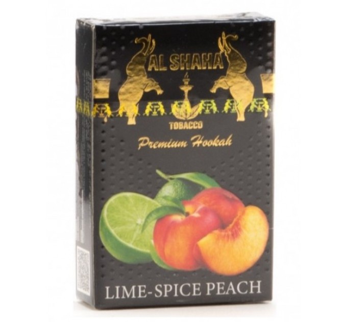 Табак Al Shaha Lime Spiced Peach (Пряный Лайм с Персиком) 50 грамм