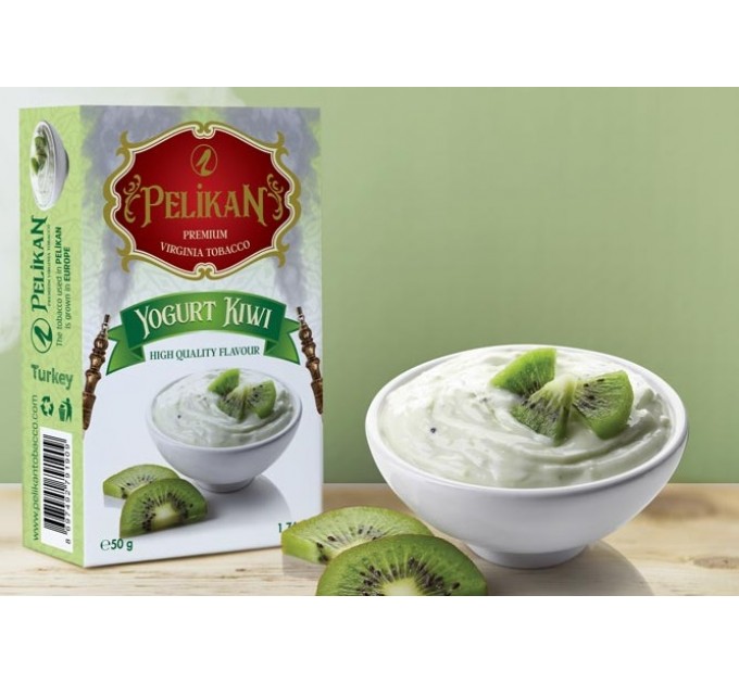 Тютюн Pelikan Yogurt Kiwi (Йогурт з Ківі) 50 грам
