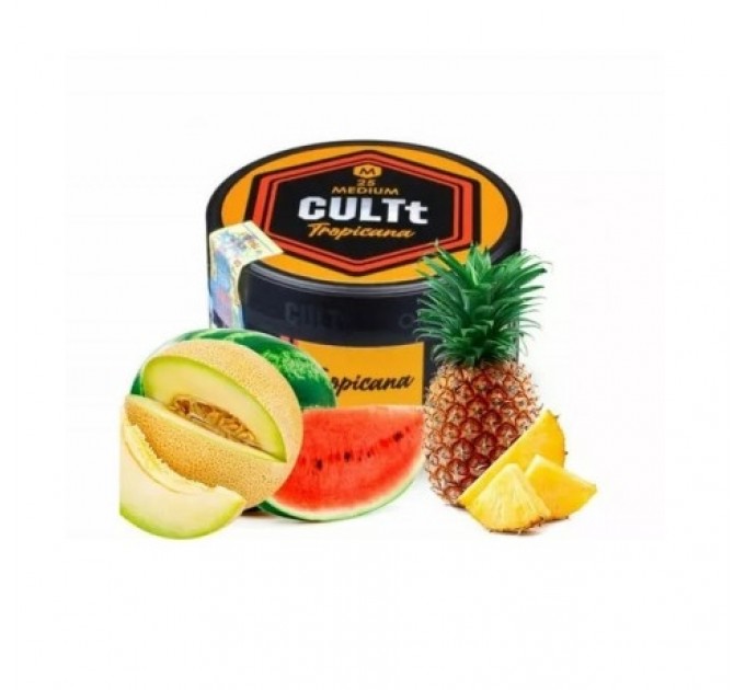 Табак CULTT Strong DS25 Tropicana (Ананас, Арбуз, Дыня) 100 грамм