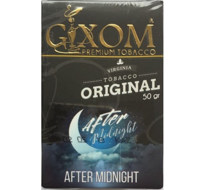 Табак Gixom After Midnight (После Полуночи) 50 грамм