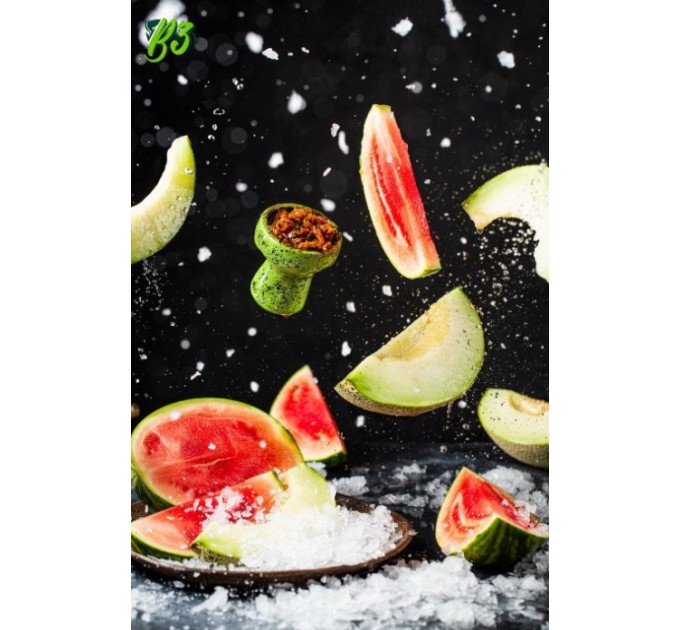 Табак B3 Watermelon halls (Дыня и арбуз) 50 грамм